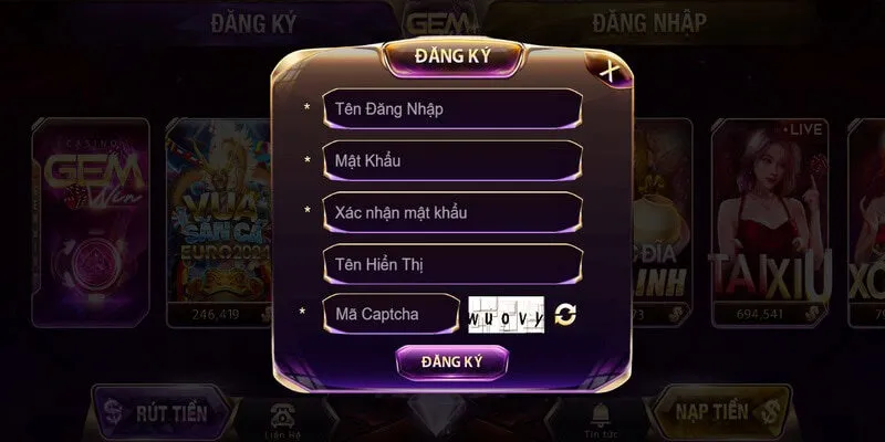 Quy định đăng ký tài khoản cổng game